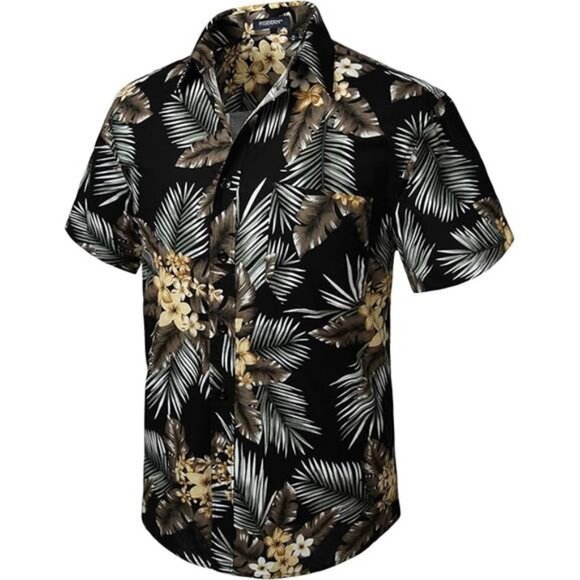 Shirt for Men Short Sleeve Button Down Shirt Men Casual Summer - Picture 7 of 7